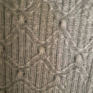 ELLE short sleeve sweater with rhinestone collar Size large